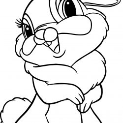 250x250 Bugs Bunny Coloring Clipart