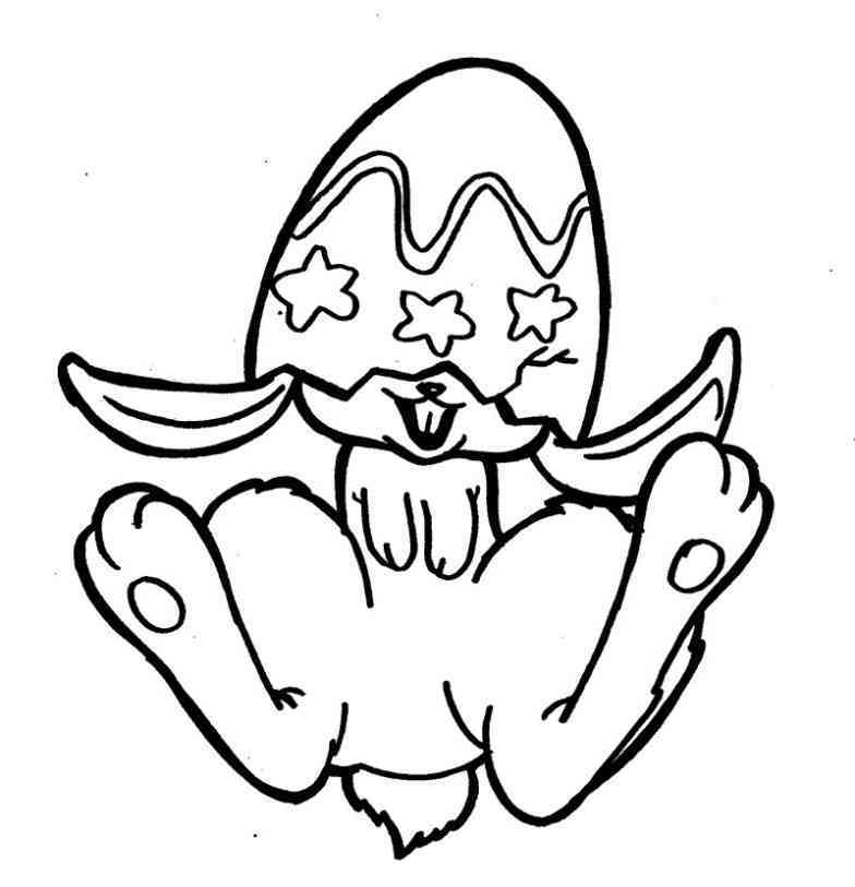 784x813 Easter Bunny Templates For Kids Printable Templatezet