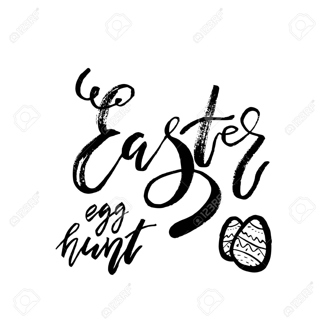 1300x1300 Easter Card Templates Print With Happy Easter Egg Hunt Card