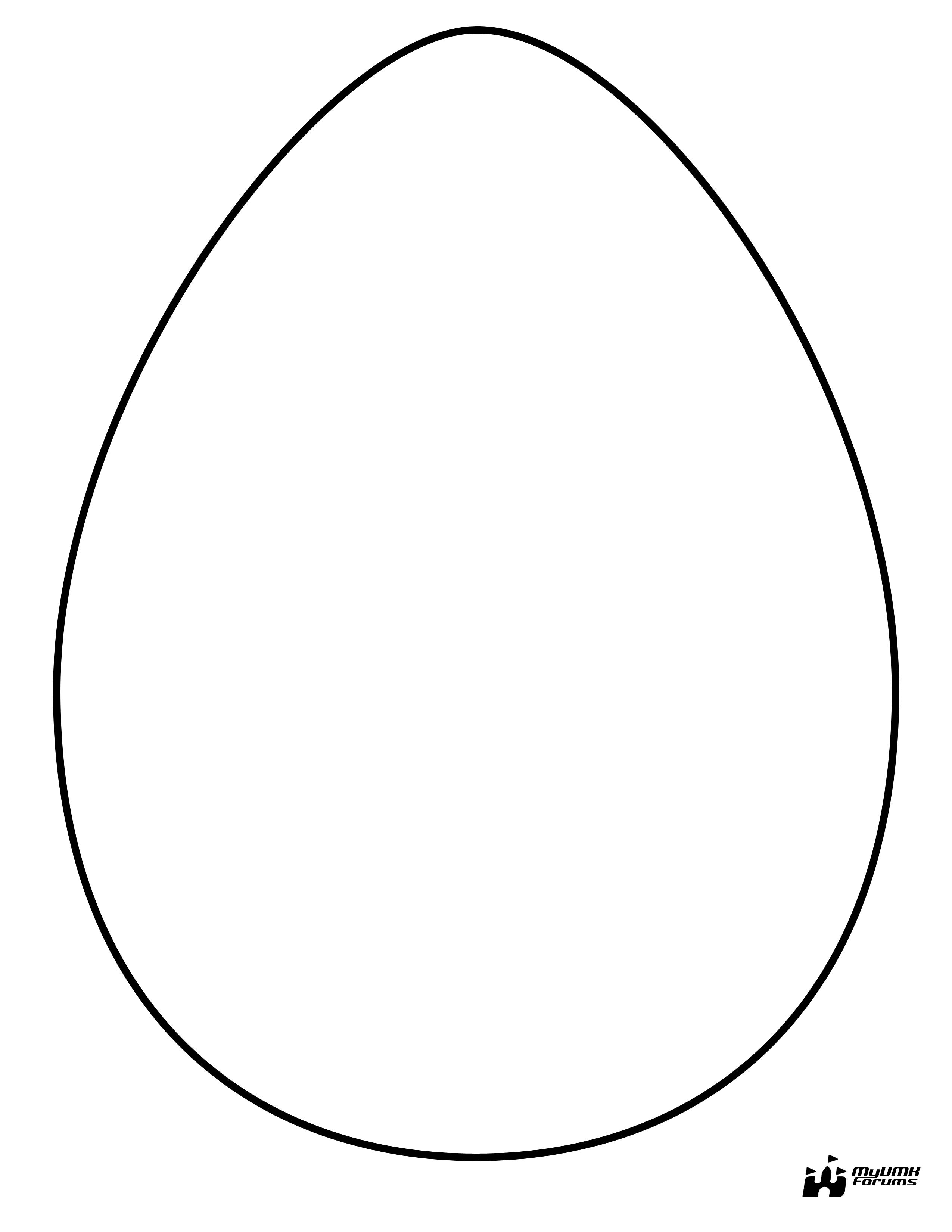 2550x3300 Easter Egg Cut Out Templates Hd Easter Images
