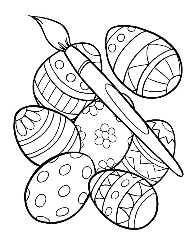 612x792 Free Printable Easter Eggs