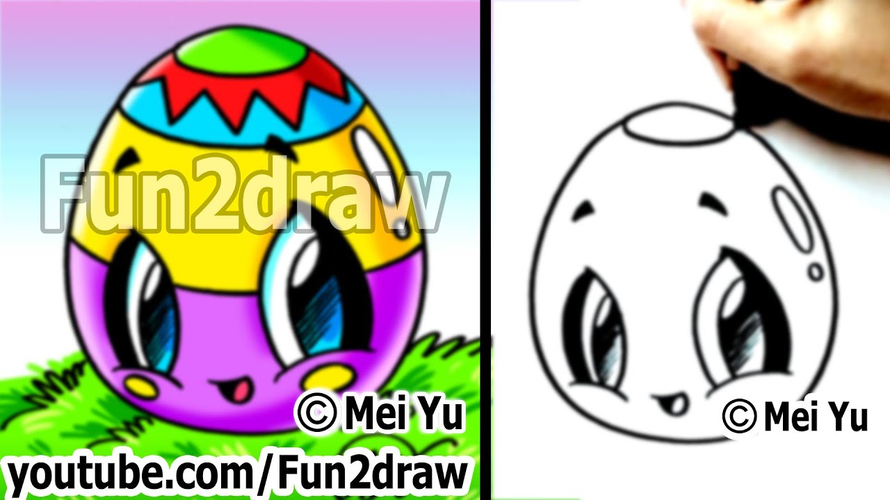 1280x720 Cute Easter Drawings Merry Christmas And Happy New Year