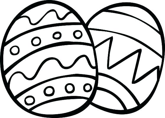 558x400 Coloring Pages Easter Eggs Basket