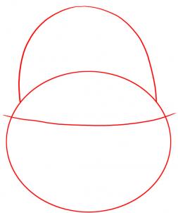 253x302 How To Draw An Easter Basket, Step