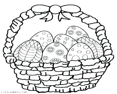 400x322 Easter Egg Basket Coloring Pages