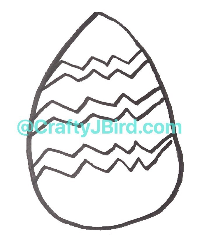 693x866 Easter Egg Drawing