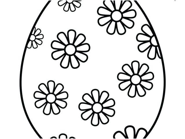 640x480 Easter Egg Drawings Egg Drawing Template At Download