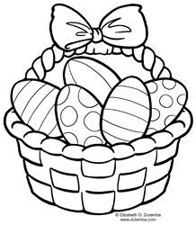 218x250 Huge Collection Of 'easter Basket Drawing' Download More Than