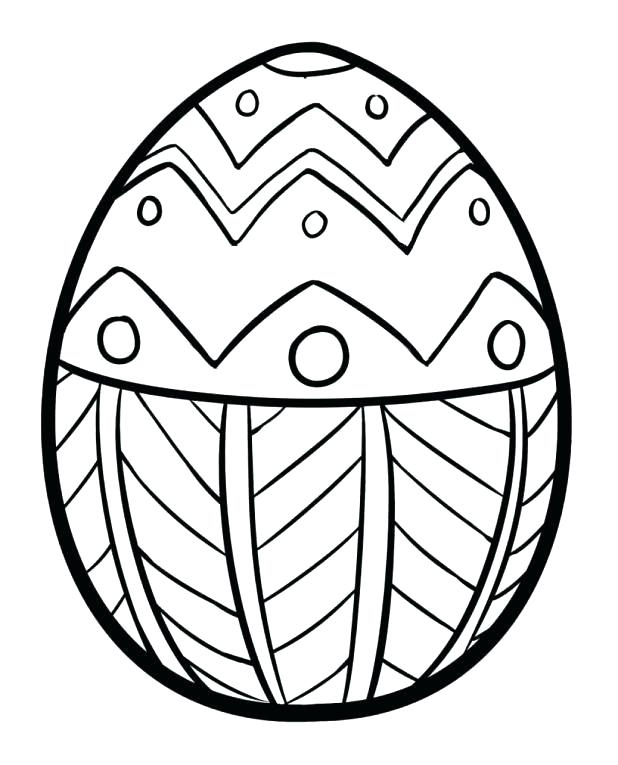618x765 Easter Egg Coloring Sheets