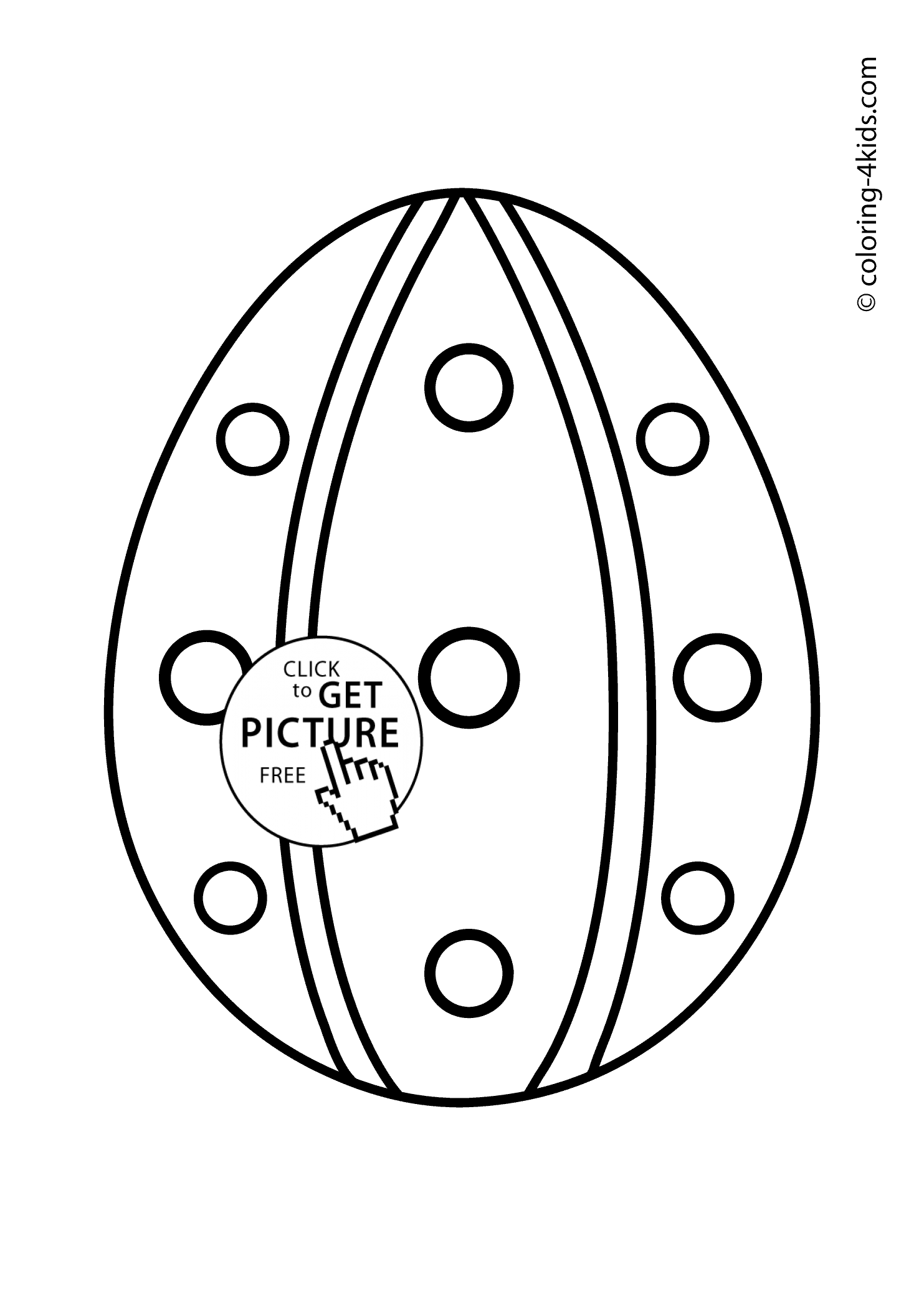 1483x2079 Easter Egg Coloring Pages For Kids, Prinables Coloing