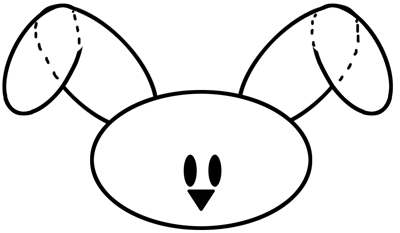 400x233 How To Draw A Baby Bunny Holding An Easter Egg Drawing Tutorial