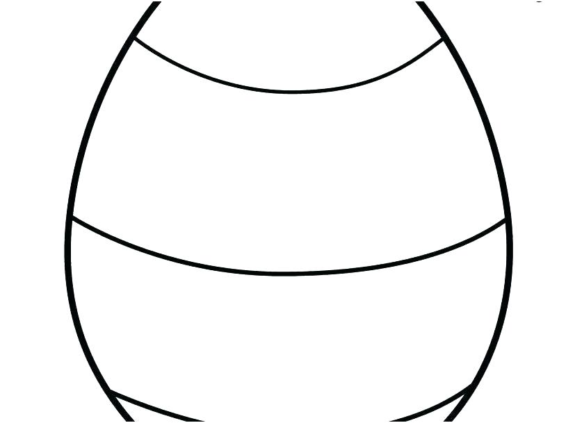 827x609 Plain Easter Egg Coloring Pages Simple Eggs