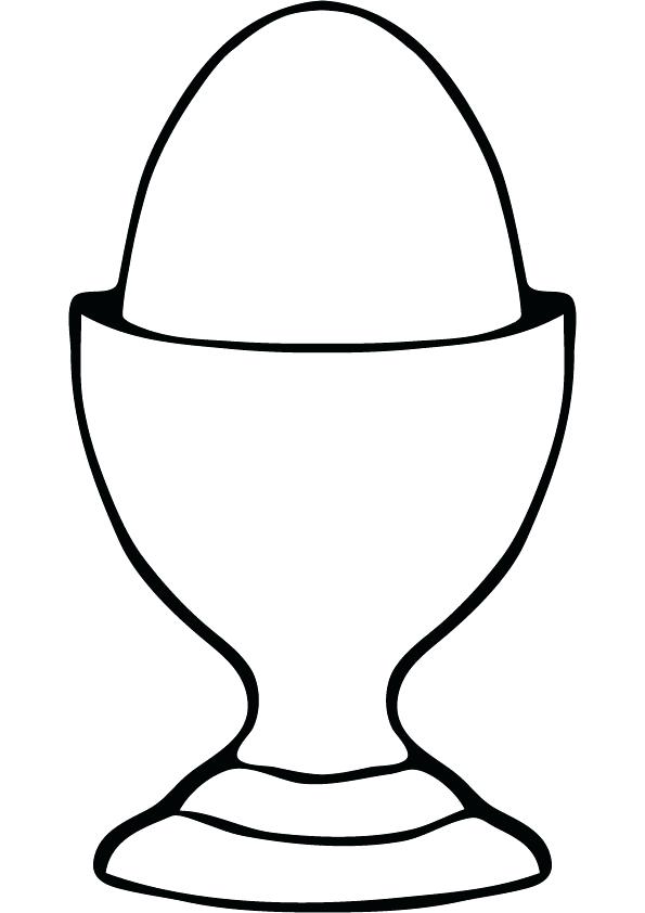 595x842 Plain Easter Egg Template