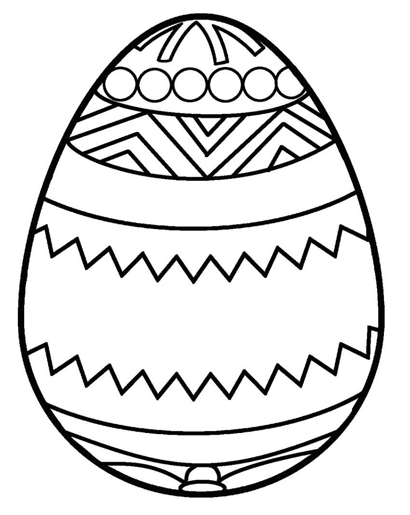 800x1005 Easter Egg Drawing Templates Hd Easter Images
