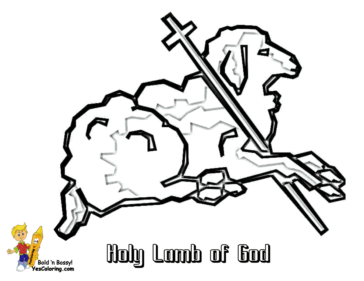 1200x927 Jesus Lamb Coloring Page Jesus Lamb Coloring