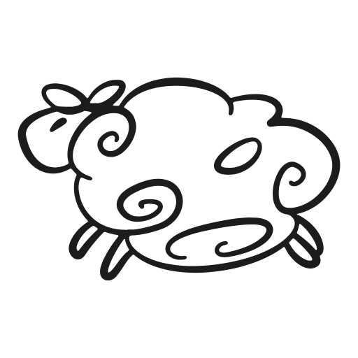 512x512 Tart, Sheep, Lamb, Animal, Easter, Wide, Gooey Icon