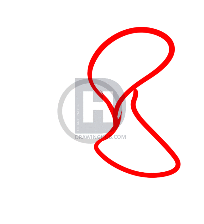 657x720 How To Draw An Easter Lily, Step