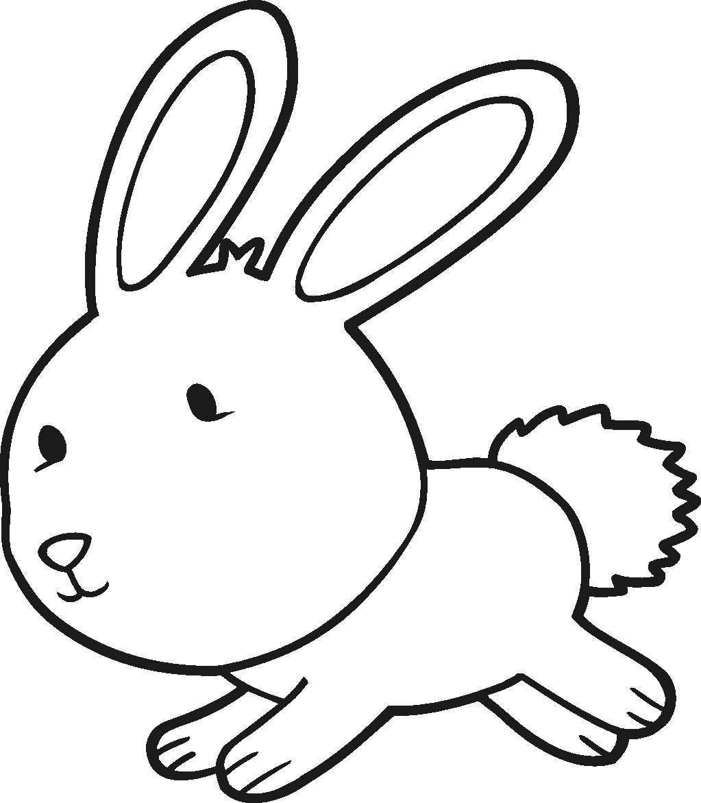 1023x1171 Easter Bunny Drawing Coloring Bunnies Rabbits To Draw