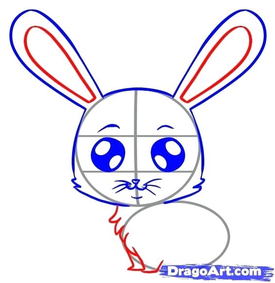564x580 Simple Bunny Drawing How To Draw A Easy Bunny Step Simple Bunny