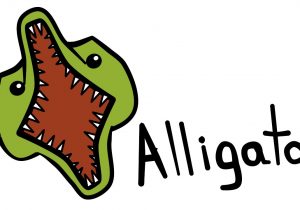 300x210 Cute Alligator Drawing How To Draw Cartoon Characters Easy