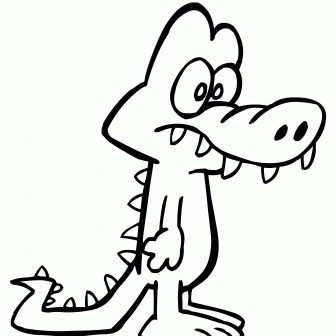 336x336 Alligator Body Drawing Pictures Alabama Clip Images Chalk Black