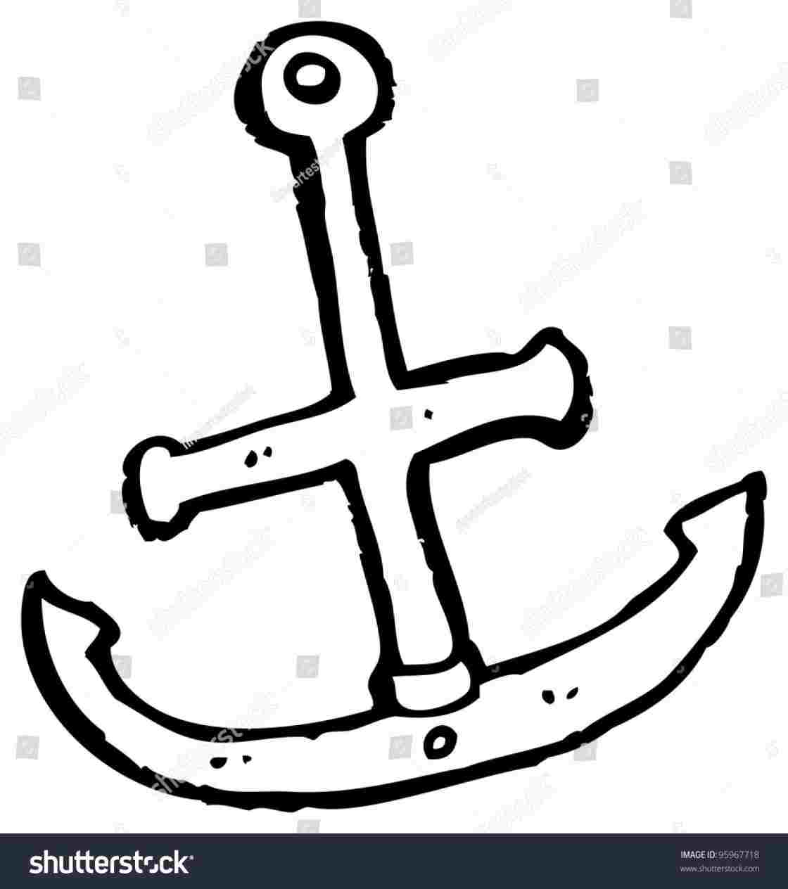 1120x1264 Cartoon Anchor Drawing