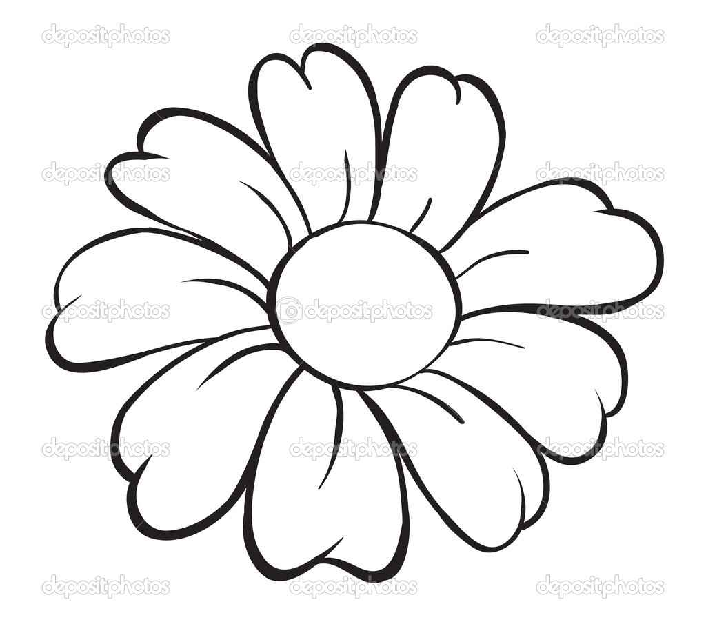 1024x902 Drawing Of Flowers Easy And Beautiful Flower Drawing Simple