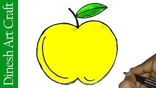 320x180 Draw Easy Apple White