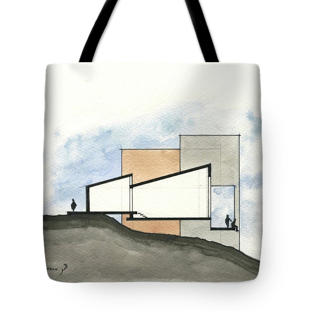 1000x1000 Architectural Drawing Tote Bag For Sale