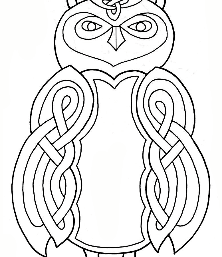 778x900 dreaded owl design coloring pages free printable for adults easy