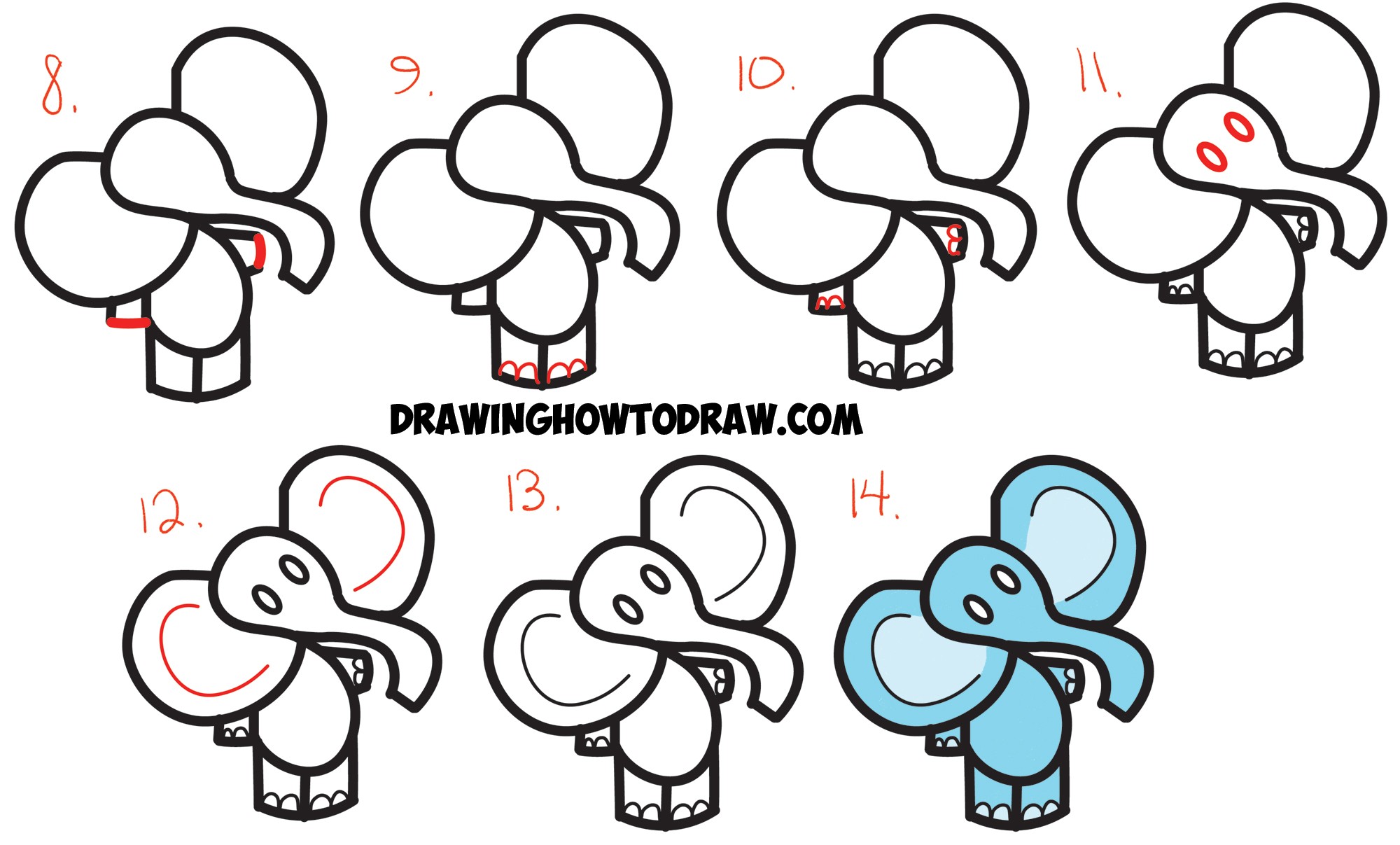 2000x1207 Simple Pictures To Draw For Kids Easy Cartoon Drawing Best Step