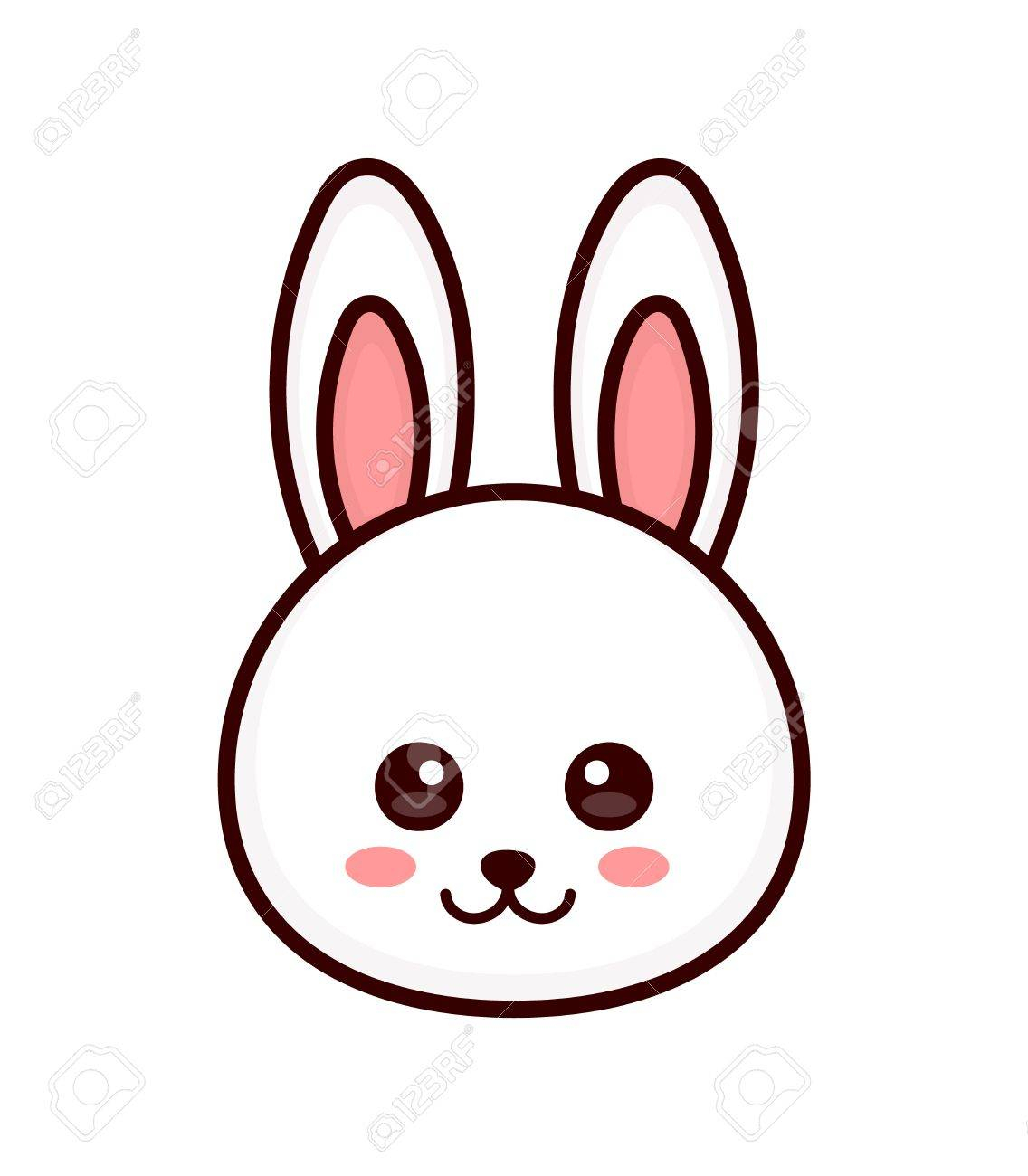 1136x1300 Easy Bunny Face Drawing