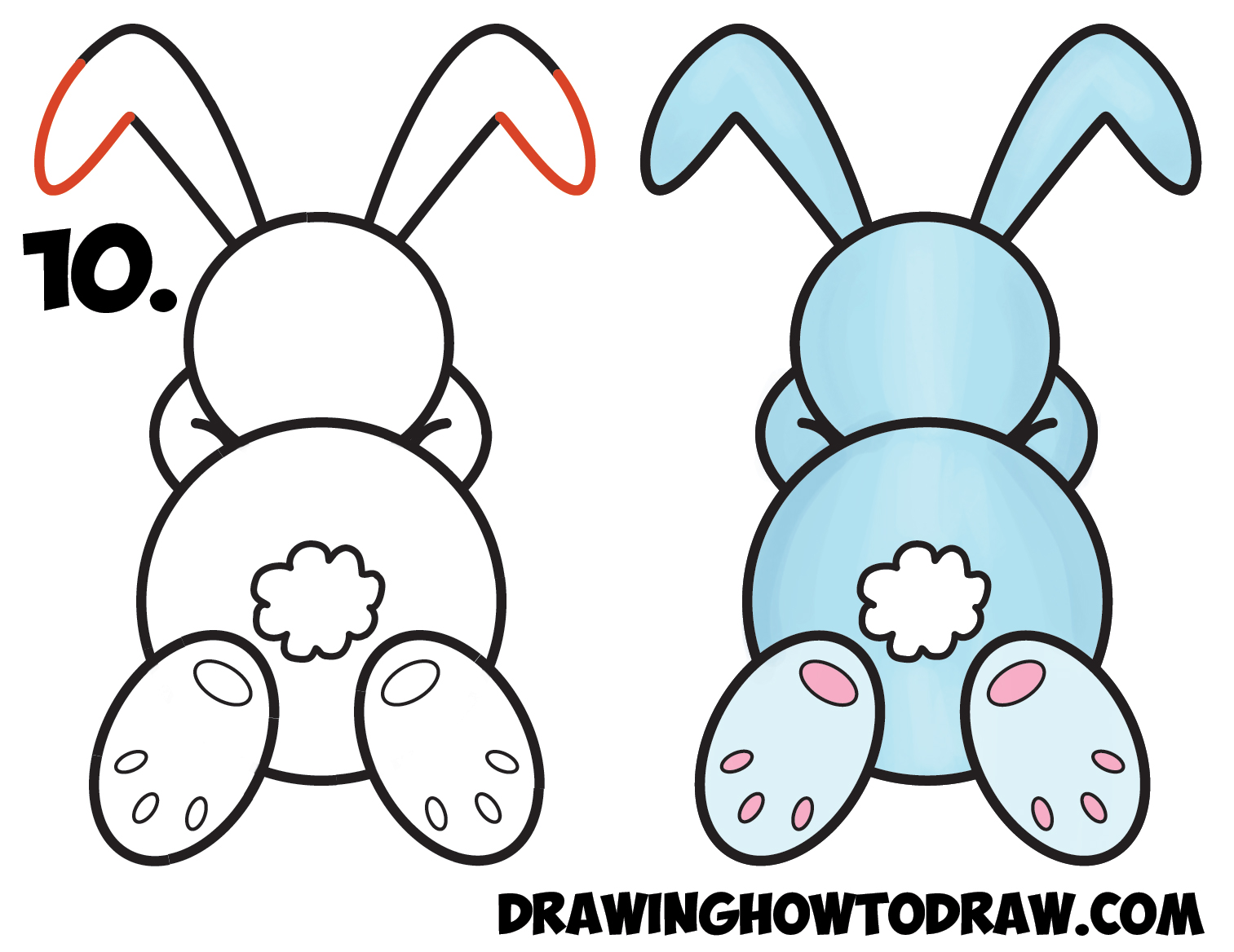 1513x1168 Rabbit Drawing Easy How To Draw For Kids Learn And Step