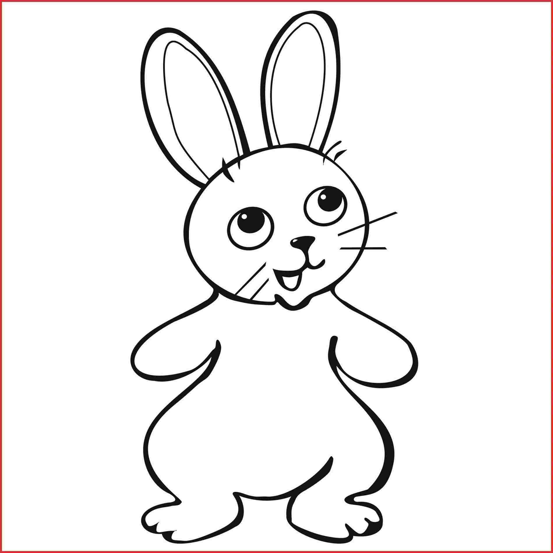 Easy Bunny Face Drawing | Free download on ClipArtMag