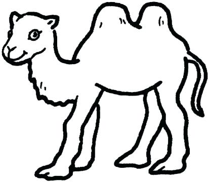 413x360 Camels Coloring Pages