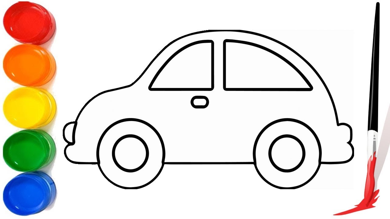 Easy Car Drawing For Kid | Free download on ClipArtMag