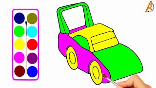 320x180 Easy Car Drawing Video Clip