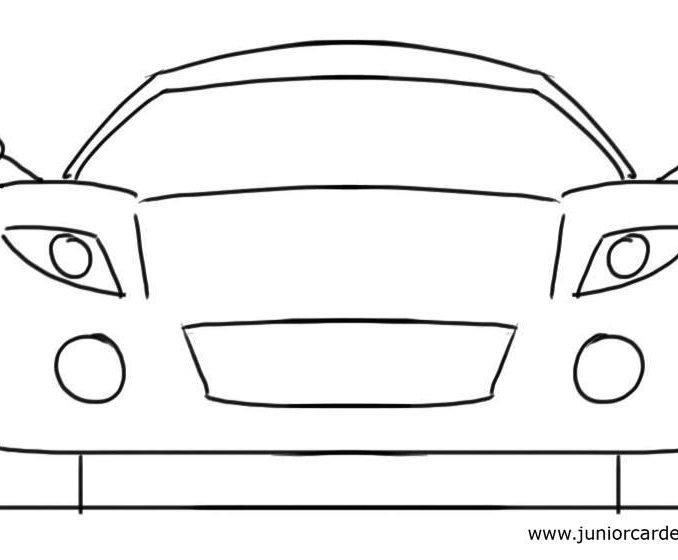 678x560 Very Easy Car Drawings