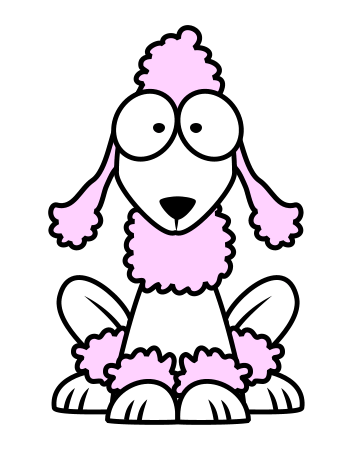 350x450 Drawing A Cartoon Poodle Doodle Bug Poodle Drawing, Dog