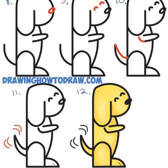 336x336 How To Draw An Easy Cartoon Dog Hot Head A Method I Fertility