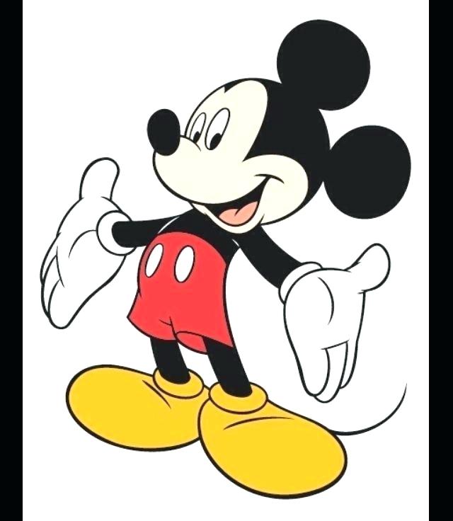 640x736 Easy Drawing Of Mickey Mouse How To Draw Mickey Mouse Using Letter