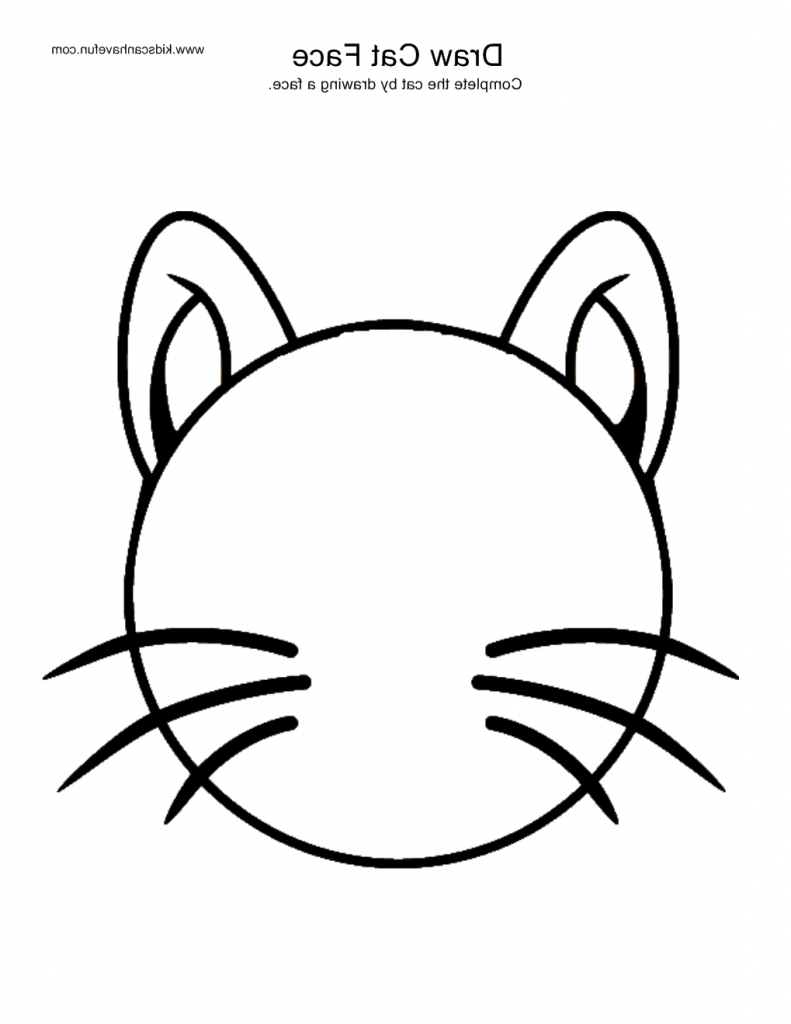 791x1024 Temporary Draw A Cute Cat Face Art Projects For Kids For You