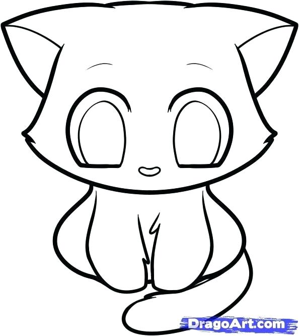 Easy Cat Drawing Step By Step | Free Download On ClipArtMag