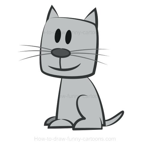 500x489 Easy Drawing Of Cat Easy Drawing Cat Face