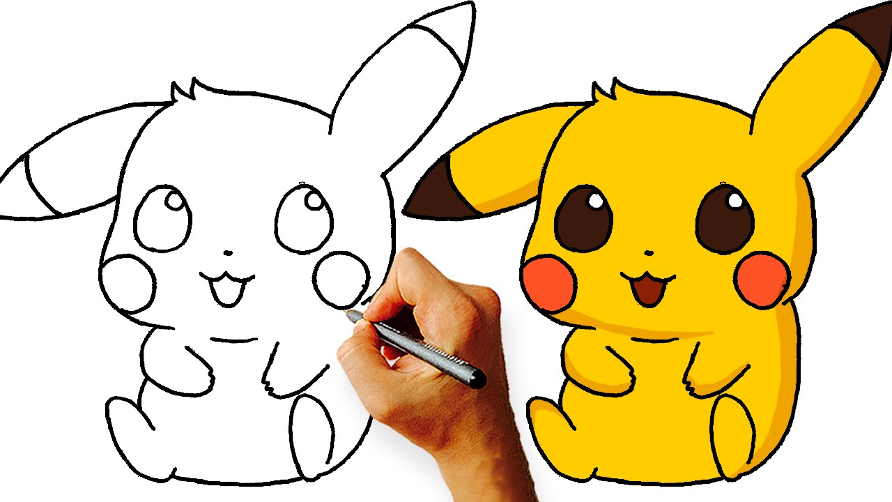 1280x720 How To Draw Chibi Pikachu