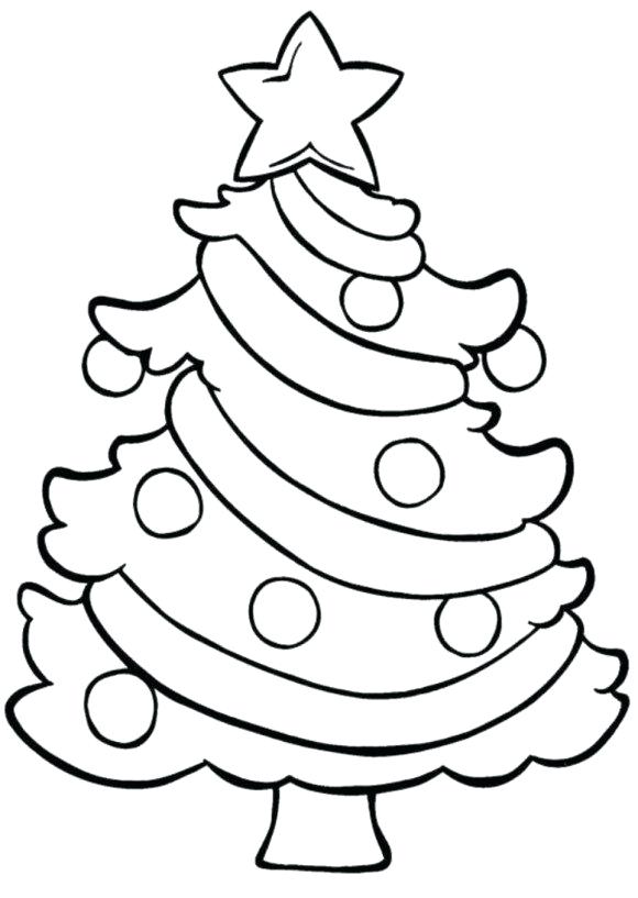 Easy Christmas Tree Drawing | Free download on ClipArtMag