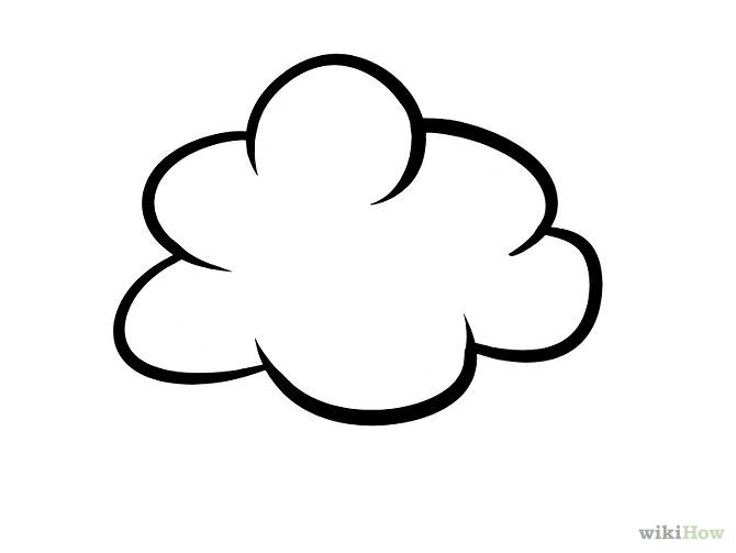670x503 Draw Cloud W I G Ideas Easy Drawings Sketches, Cloud Drawing