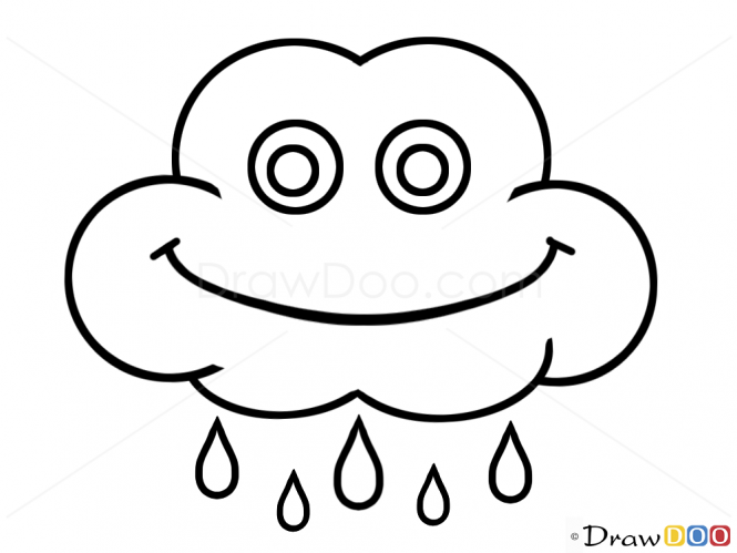665x499 Cloud Drawing Easy For Free Download