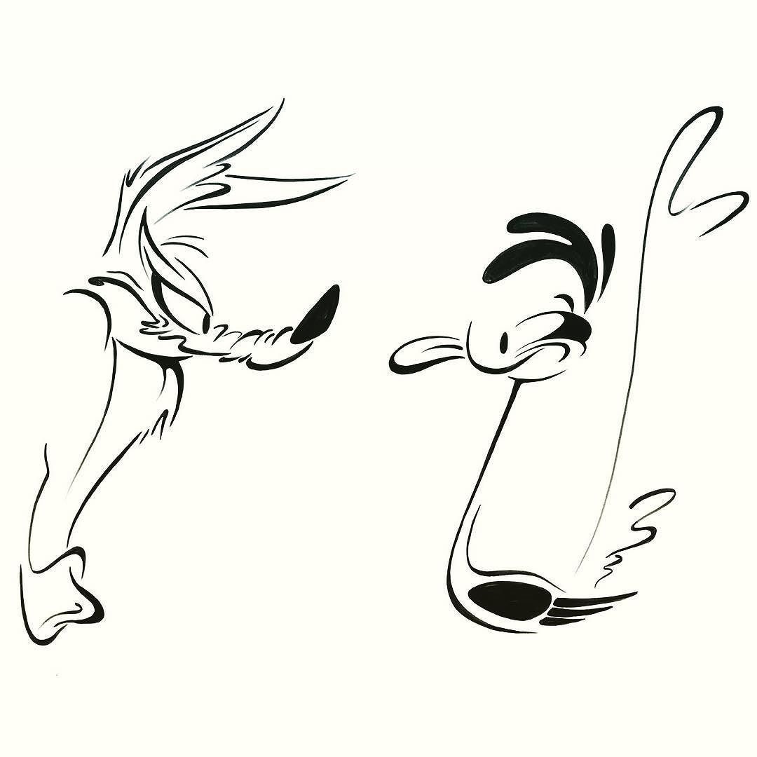 1080x1080 Huge Collection Of 'road Runner Drawing' Download More Than