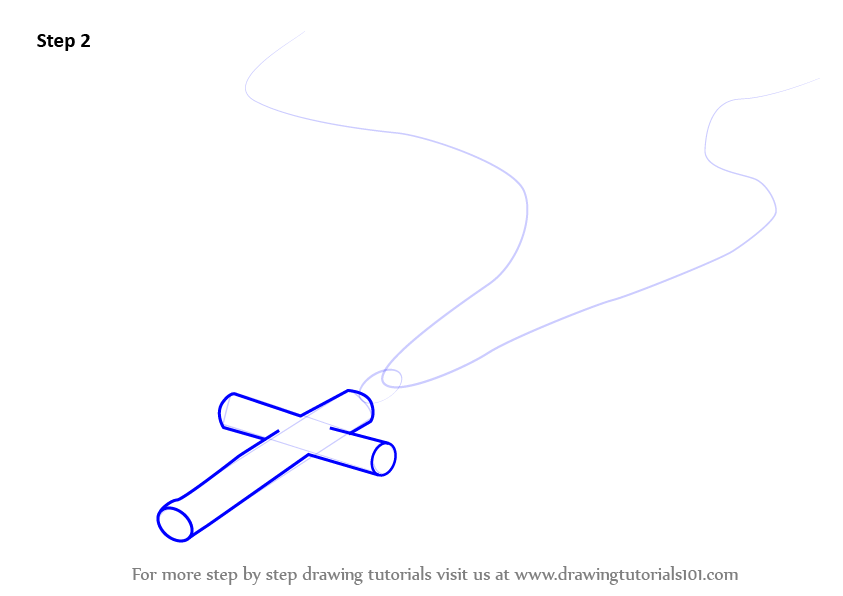 843x596 Learn How To Draw Decorated Cross With Chain